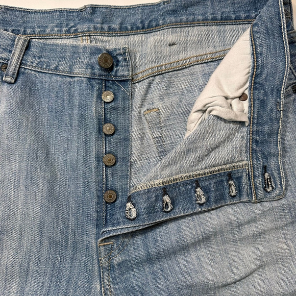 Levi’s 501 Original Fit Jeans | Button Fly | Classic Straight Leg | W38 L32 - Picture 4 of 11